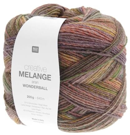 Rico Design Creative Melange Aran Wonderball ullnystan - 200 g