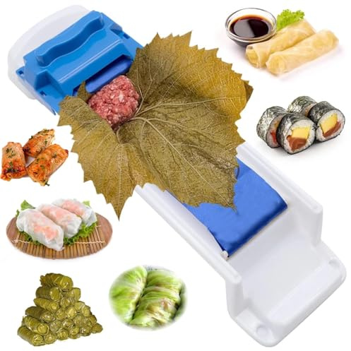 GmwyCzV Rullmaskin för druvblad, sarma och dolmer, vinrulle, rullmaskin för vegetabiliskt kött, kreativa köksprylar