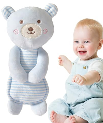 Mixnexorad Lanzador relleno peluche, sonajero | Animal Shauthing Hand Shake Ratch - Forma de pato de oso de conejo de agarre suave para niños, peluches de agarre para bebés juguetes
