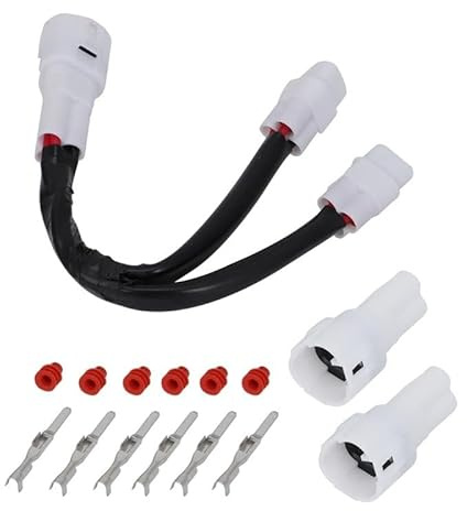 Kit splitter for presa di corrente for motocicletta for Yamaha Tenere 700 Super Tenere, connettore for caricabatterie USB, luce ausiliaria GPS, impugnatura riscaldata