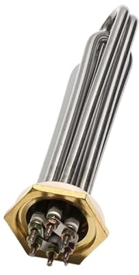 Vqxmhrpw Calentador De Agua De Inmersión Tubular con Rosca DN32, 24 V, 48 V Y 36 V CC, 600 W, 900 W, 1200 W Y 1500 W.(48V 1500W 2 Loops)