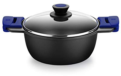 BRA ADVANCED Casseruola, in Alluminio Pressofuso con antiaderente, Senza PFOA Rinforzato di Prestazioni Elevate e Alta Resistenza ai Graffi e all'Abrasione, Adatta per Induzione, 24 cm