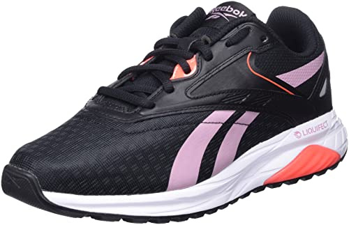 Reebok Homme Liquifect 90 2 Baskets, Core Black/Infused Lilac/Orange Flare, 37 EU