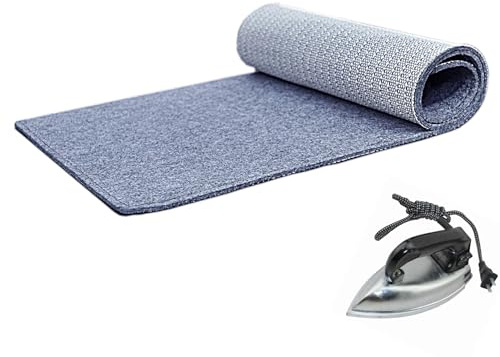 Tapis de repassage en feutre antidérapant, housse de planche à repasser et couverture pour le matelassage, la couture et ses fournitures, résistant à la chaleur, aux taches et aux brûlures