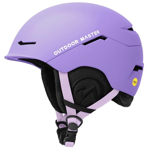 OutdoorMaster ELK MIPS Ski Helmet - Snow Sport Helmet Snowboard Helmet for Men Women & Youth