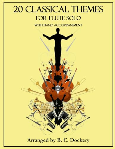20 Classical Themes for Flute Solo with Piano Accompaniment