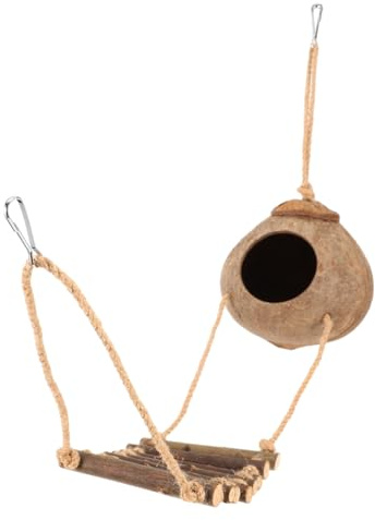 CIYODO Maison de cachette de lézard Grotte cachée par Les Reptiles Terrarium Abri pour Reptiles Maisonnette pour Animal cachette pour Petits Animaux Refuge pour lézards