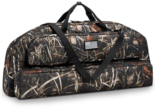 CVLIFE 37 Compound Bow Case Soft Bow Bag Arrow Archery Case for Hunting