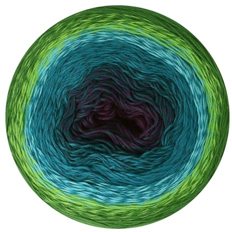 Scheepjes Cotton Whirl 1x1000m - 730 Berry Breeze, Filato in Cotone per Maglieria e Uncinetto