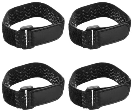 QUARKZMAN 4 stycken buntband återförslutningsbara, flexibla kardborrband för kabelhantering och verktygsorganisation, hem, verkstad, utomhus, trädgårdsarbete, 35 x 3 cm