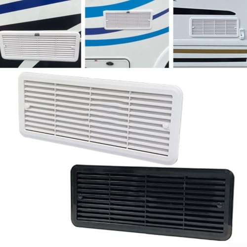 Griglia di montaggio per frigoriferi Thetford, 62445480, copertura di ricambio per griglia di ventilazione per camper e camper (bianco)