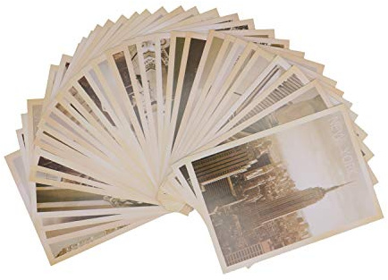 Fellibay Tarjetas postales de viaje, tarjetas de felicitación, artes gráficas, postales vintage para amigos, 32 piezas