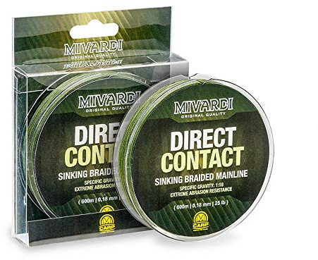 Geflochtene Schnur sinkend 600 m Karpfenschnur 0,18 mm