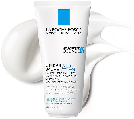 La Roche-Posay Lipikar Baume AP+M, Trattamento Corpo, Adatto a Pelle Atopica, Riparatore, Risultato Ultra-Idratante, Formula con Aqua Posae Filiformis, Burro di Karité, Niacinamide, 200ml