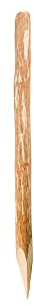 Zaunpfosten, Natur - Zaun Angespitzter, Holz-Zaunpfahl Rund Pfosten, Haselnuss Holz, Optional für Ihren Staketenzaun/Bauernzaun/Gartenzaun (H 150 cm)