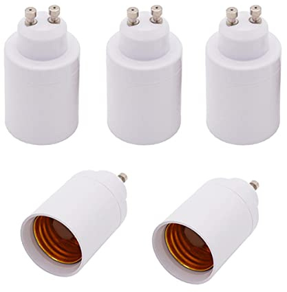 4 x GU10 a E26/E27 LampensCasquillo Convertidor Portalámparas Adaptador de Luz Lámpara Base Convertidor