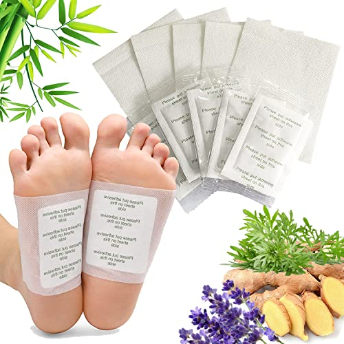 100PCS Cerotti Detox Piedi, Principi Attivi Naturali Detox Per Piedi, Patch Per Il Piede Per Rimuovere Le Tossine Dal Corpo Migliorano La Circolazione, Alleviare Lo Stress E Migliorare Il Sonno
