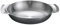 Zerodeko Eisenpfanne Pfanne Bratpfanne Spanische Paella Pfanne Mini Servierpfanne Kochpfanne Backofenfest Edelstahlpfanne Edelstahl Universalpfanne mit 2 Griffen 16CM Edelstahlschale