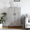 Higsose Highboard Grau Sonoma 69,5x31x115 cm Sideboard Moderne Kommode Mit Schublade für Schlafzimmer, Kinderzimmer, Wohnungseingang, Flur Chest of Drawer