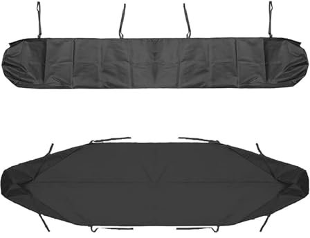 Sac De Protection pour Store Banne, Housse De Protection Anti-poussière pour Auvent De Terrasse Jardin De Auvent Housse De Rangement pour Auvent De Terrasse, Imperméable en Hiver (3.5m,Black)