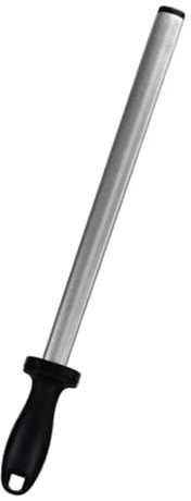 Dcsfadq Asta abrasiva diamantata da 12 pollici per affilatura dei coltelli, ideale per uso domestico e macellazione