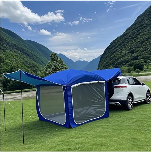 Tenda gonfiabile per portellone posteriore, autoportante, per 4-6 persone, protezione UV, ideale per campeggio e viaggi, universale, per auto, camion, SUV, barca