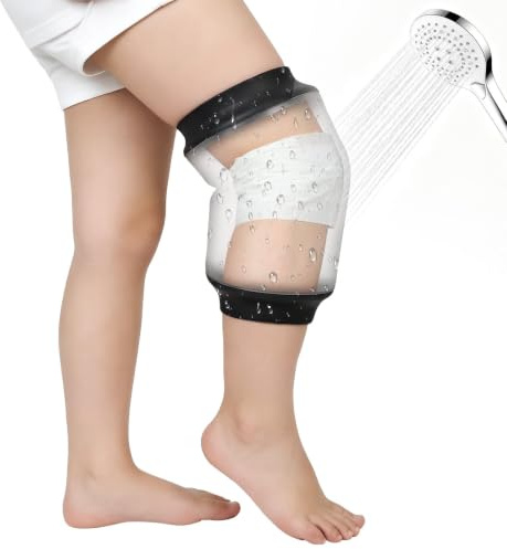 AYBUY vattentätt duschskydd knäskydd för barn | gips vattenskydd för barn vuxna vattentät fot ben arm duschskydd för gips & förband dusch, sårskydd, bad