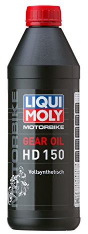 LIQUI MOLY Motorbike Gear Oil HD 150 | 1 L | Motorrad Getriebeöl | Art.-Nr.: 3822, Schwarz