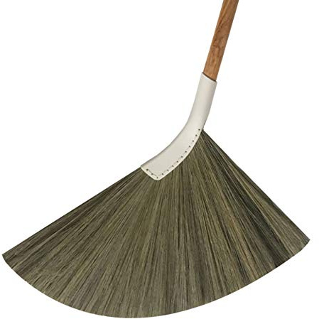 SWEEPY Light - Indoor Grass Broom - Long Handle Broomstick for House, Garage, Office, Lobby Room, Kitchen