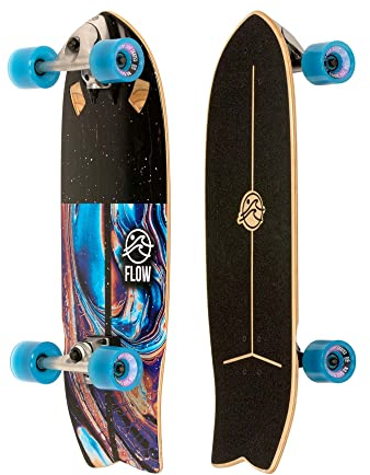 FLOW Surf Skates Nemo Surf-Skateboard mit Carving-Truck, 73,7 cm