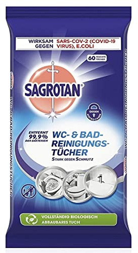 Anush Sagrotan WC- und Bad- Reinigungstücher, 60 Tücher