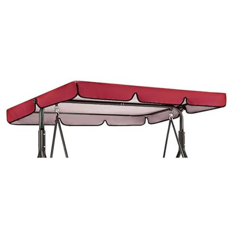 LXIEWRQV Techo de Repuesto para un Columpio Cubierta de toldo abatible de 190T, Cubierta de Repuesto for toldo abatible Impermeable for jardín(Red 164x114x15cm)