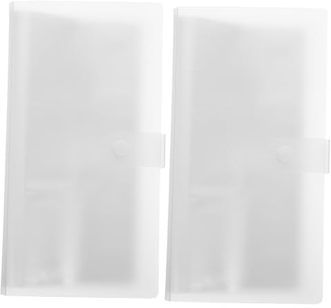 Tofficu Álbum Fotos Decorativo Almacenamiento Tarjetas Miniálbum Fotos Transparente