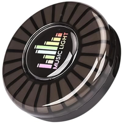 Désodorisants Intelligents Pour Voiture – 6 Cm, Diffuseur De Lumière Parfumée, Dispositif D'arôme Automobile | Système D'éclairage Coloré Améliorant L'atmosphère De La Cabine Avec Une Dispersion De Pa