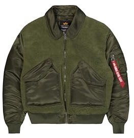 Alpha Industries Cwu-45/P Teddy Mod Bomber Veste Homme (lot de 1)