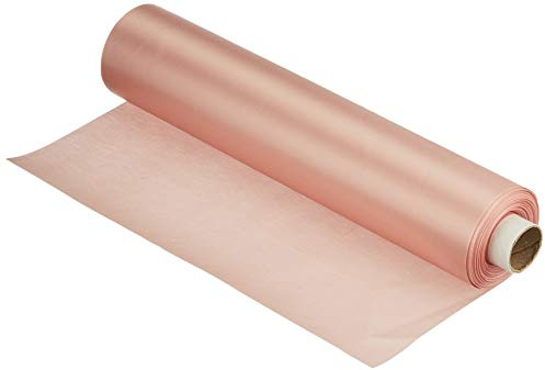 OakTree 023182 Satin Fabric, Rose Gold