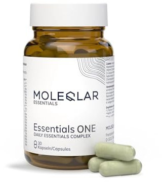 MoleQlar Essentials Formula 30 Kapseln - Vollspektrum-Vitamin und Mineralstoffkomplex in nur einer Kapsel pro Tag - Tägliche Basisabdeckung des Mikronährstoffbedarfs
