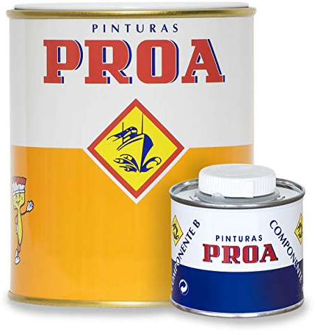 Imprimación epoxi 2 componentes. Blanco. 3,7KG+1KG. Gran adherencia sobre cualquier superficie. PROA.