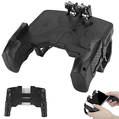 Junluck Handy-Gamecontroller Drahtloser Gaming-Controller Gamepad-Joystick für PUBG/Call of Duty/Fortnite PUGB-Helfer für 4,7-6,5-Zoll-Android/iOS-Smartphones Ergonomisch und leicht