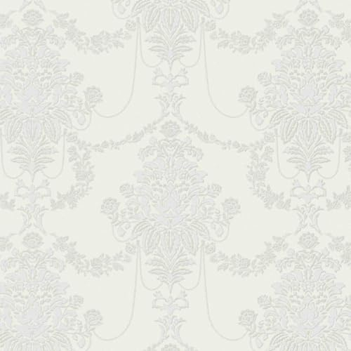 Erismann Tapete | Kollektion Versailles | 10287-31 | Vliestapete | Muster/Motive | 0.53 x 10.05 m | Grau | Wohnzimmer | Flur | Büro | Küche | Wohnräume