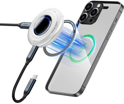 Fikwot FP108 1TB Externo SSD, Compatible con hasta PD-100 W y 2050 MB/s, USB 3.2 Gen2x2, con Anillo Magnético, Compatible con iPhone 15/16, Steam Deck, Switch Lite, etc