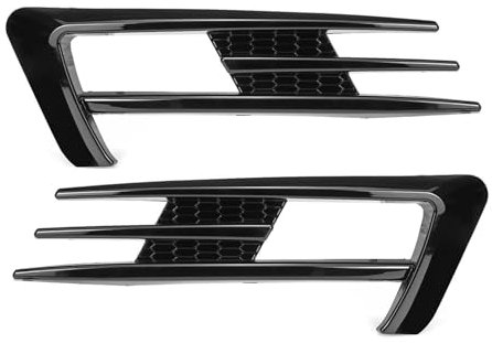 Labios Parachoques Para VW Para G&olf 7 MK7 2013-2017 Rejilla Radiador Pre-facelift Parachoques Delantero Alerón Labios Lámpara Cubierta Kit Carrocería Embellecedora(Glossy Black)