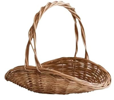Guangcailun Panier en Osier tressé Robuste et spacieux pour Les Aventures en Plein air Le Panier en Osier tressé Recherche des œufs de Pâques, s