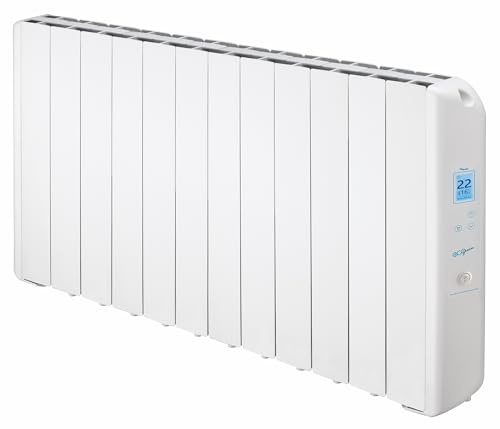 FARHO | Radiatore elettrico a inerzia fluida 2000W | FARHO Eco Green WiFi Ultra 12 elementi | Bianco | WiFi integrato | Basso consumo | Garanzia 20 anni