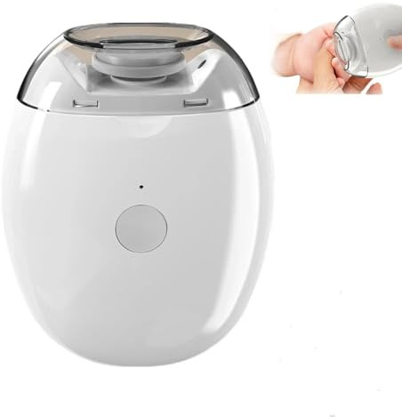 Universal Automatic Fingernail Grinder, Portable 3 in 1 Electric Nail Clippers with LED Light & 3 Speeds, Auto Fingernail Cutter and Polishing Trimmer for Whole Family (1PCS)