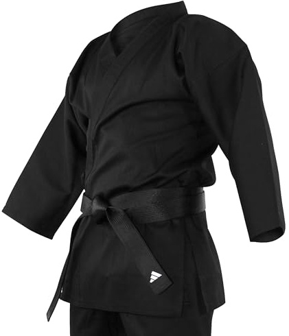 adidas Karateanzug Kampfsportanzug Bushido schwarz 160