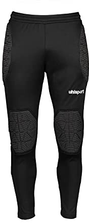 uhlsport Garçon Anatomic Kevlar Pantalon de gardien football, Noir, FR : M (Taille Fabricant 10 ans) EU