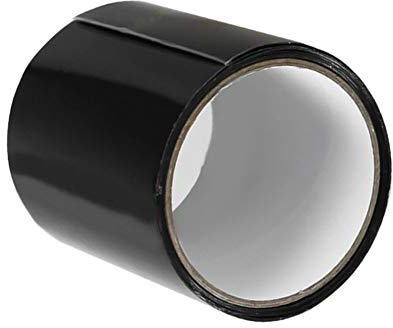 Patch & Shield Power Tape, schwarz, super starke Faser, wasserdichtes Klebeband, stoppt Lecks, Dichtung, Reparaturband, selbstklebend, 150 x 10 cm (1 Rolle)
