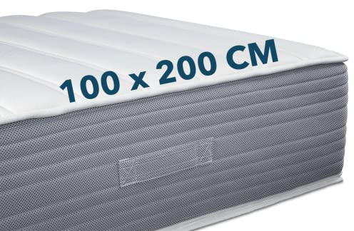 Ortho-Relax Boxspring Feeling Matratze 100x200 cm, 30cm, Matratze inklusive Topper, Härtegrad H2-3, 100 Nächte Probeschlafen, 2in1 Wendematratze mit Viscoschaum und Memory-Effekt, ÖkoTex 100