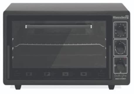 HAUSBERG FORNO ELETTRICO MIDI 48L CON DOPPIO VETRO HB-8035 1400W CON TIMER